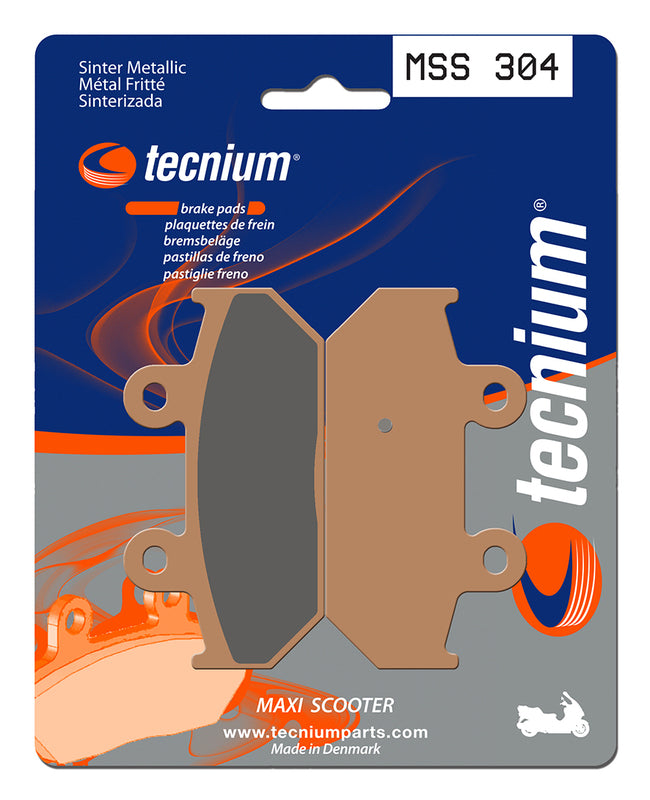 Tecnium maxi Scooter Snerited Metal спирачни накладки - MSS304 1023208