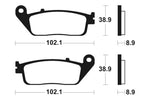 Tecnium maxi Scooter Snerited Metal спирачни накладки - MSS311 1023209