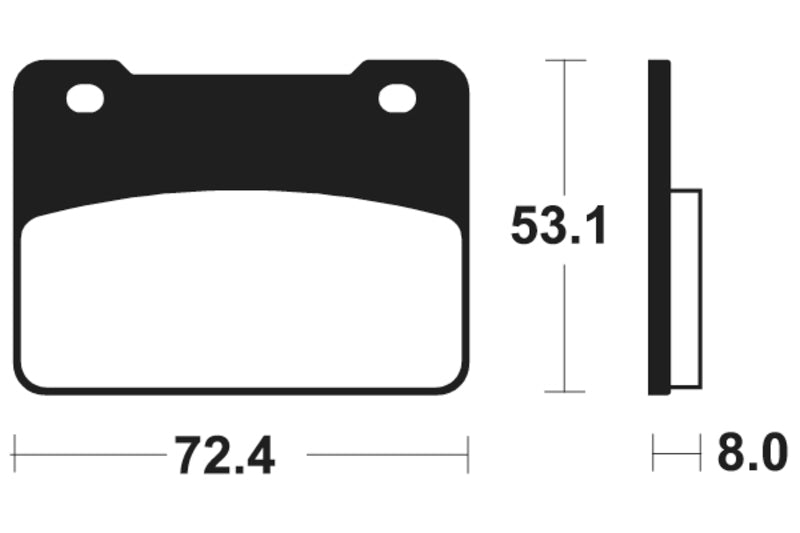 Tecnium maxi Scooter Snerited Metal спирачни накладки - MSS393 1023225