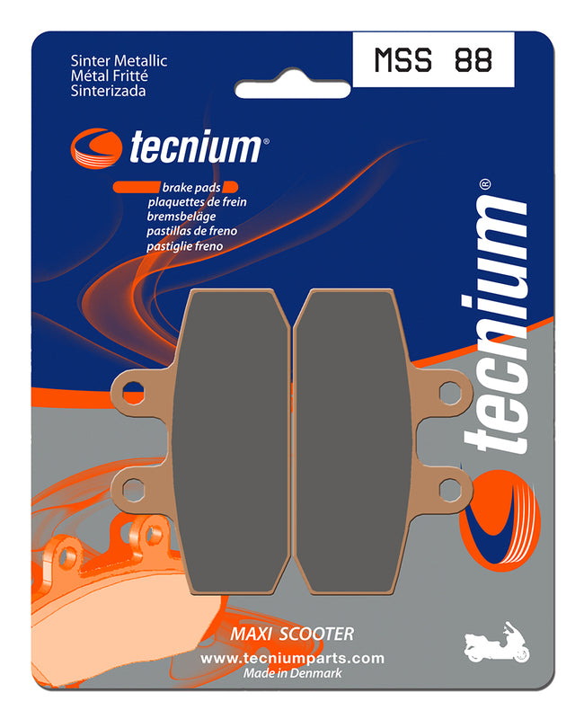 Tecnium Maxi Scooter Snerited Metal спирачни накладки - MSS88 1023228