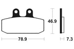 Tecnium Maxi Scooter Snerited Metal спирачни накладки - MSS88 1023228