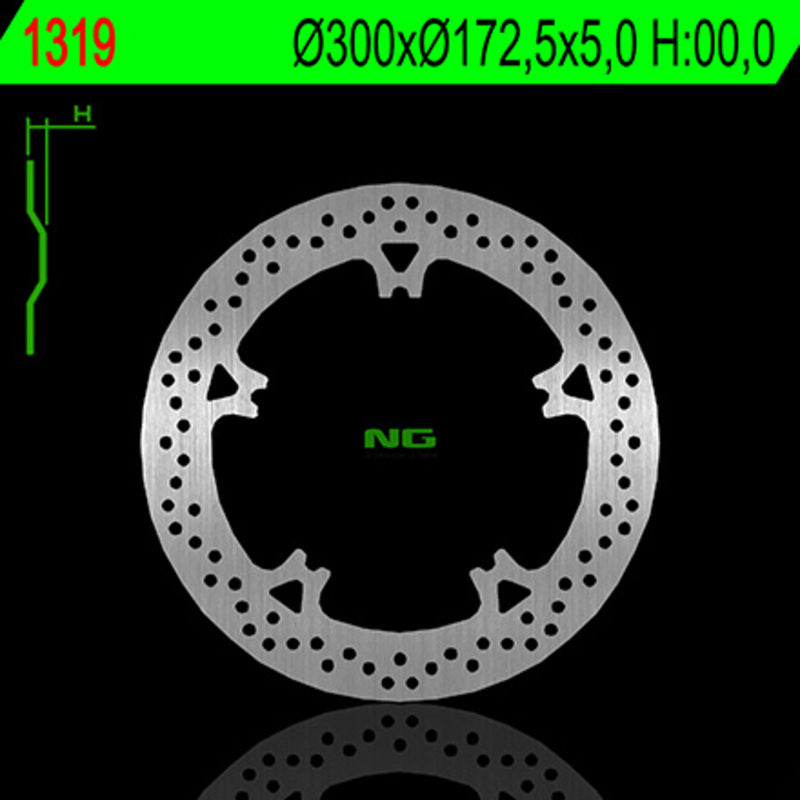 Ng brake disc round 1319