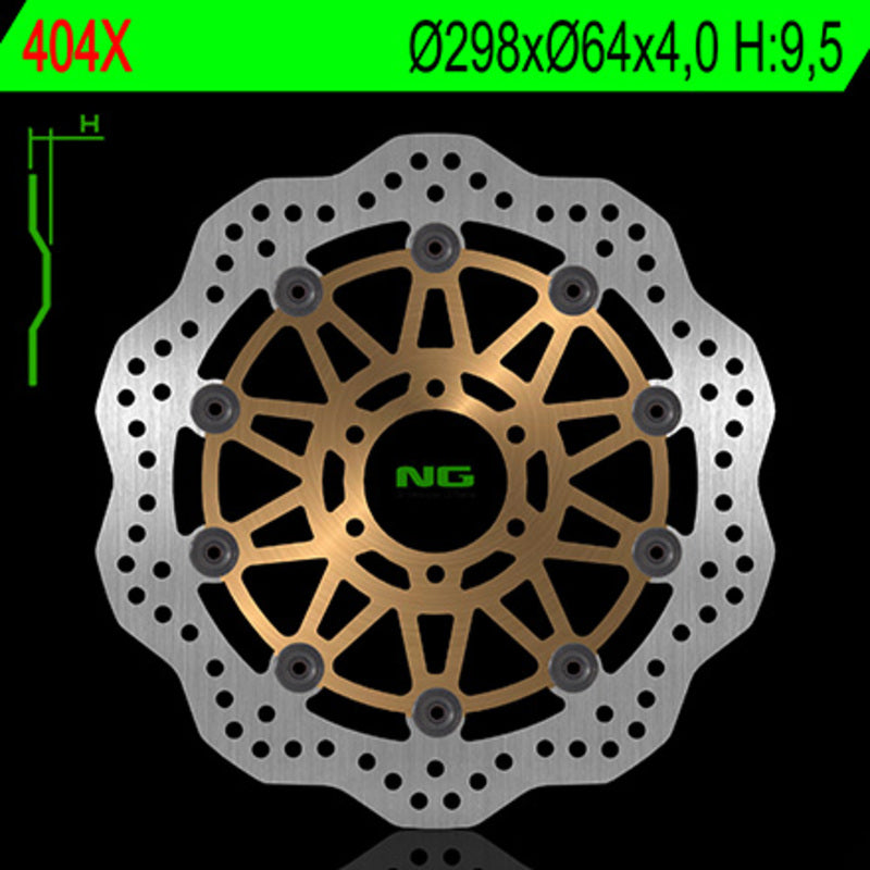 NG BRAKE DISC WAVE 404X