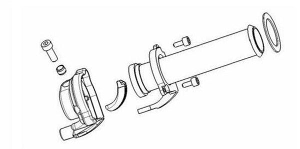 Дръжки за дросела Piaggio 124mm mp3/x8/x9/x evo 3745.03-00