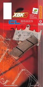 CL BRAKES Улични синтеровани метални спирачни накладки - 1209XBK5 1209XBK5 