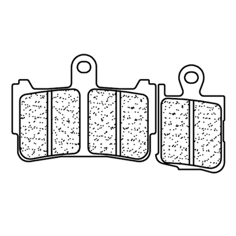 CL BRAKES Улични синтеровани метални спирачни накладки - 1216XBK5 1216XBK5 