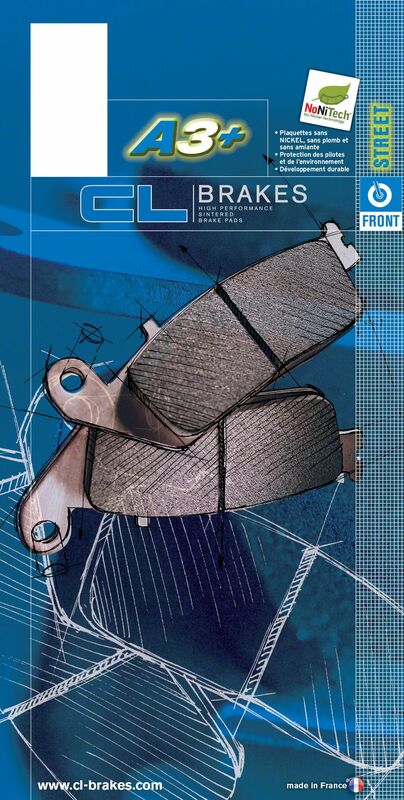 CL BRAKES Street Sintered Metal Brake pads - 2280A3+ 2280A3+