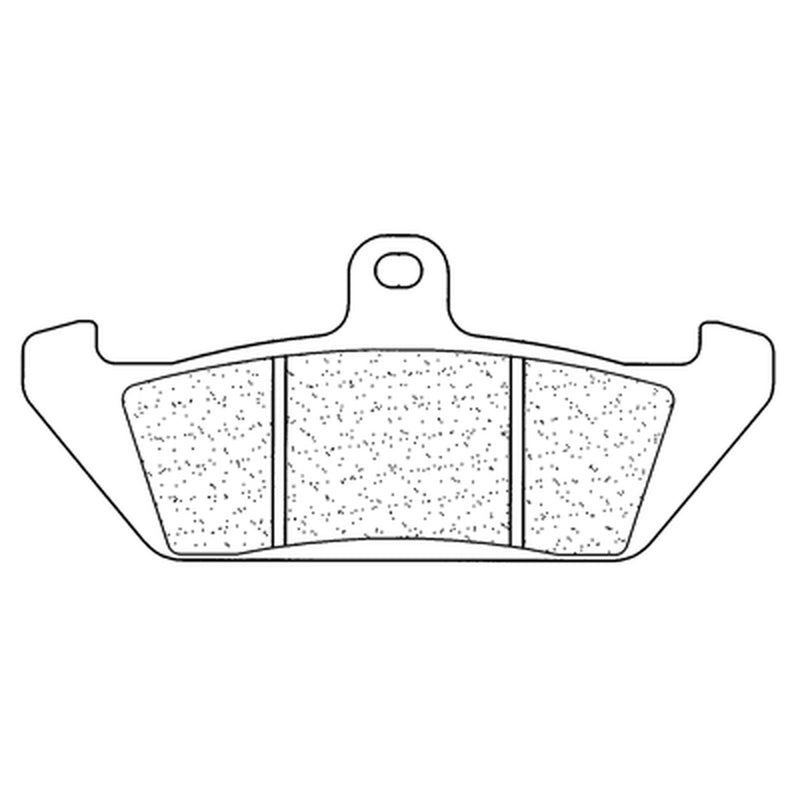 CL BRAKES Улични синтеровани метални спирачни накладки - 2801A3+ 2801A3+ 