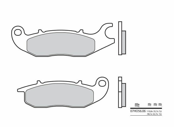Brembo Street Carbon Ceramic спирачни накладки - 07HO5606 07HO5606