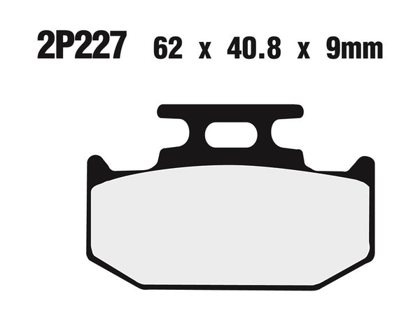 NISSIN Street /Off-Road Sintered Metal Brake pads - 2P-227ST 2P-227ST 