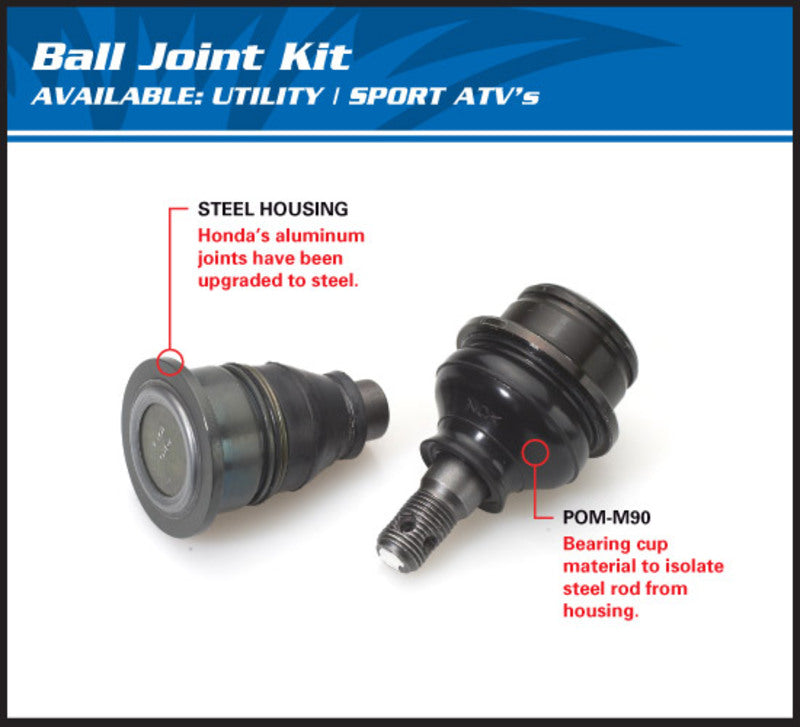 Всички топки A-RAM Ball Joint Reconditioning Kit Kawasaki 42-1017