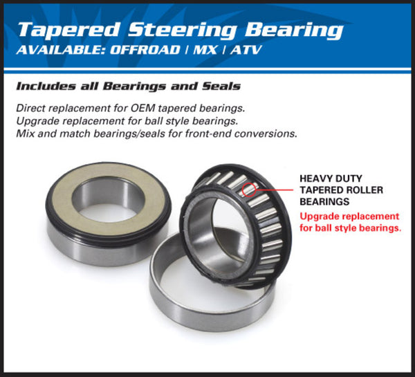 All Balls Steering Shaft Bearing Kit Kawasaki 22-1038
