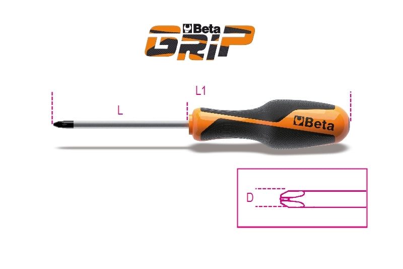 Beta Crosshead Phillips® отвертка PH2X6X150 012620021