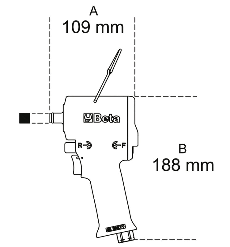 Бета компактен обратим удар на удара 1/2 '' '770nm 019270030