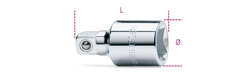 Бета 1/2 '' женска и 3/8 '' мъжки адаптер 009200810