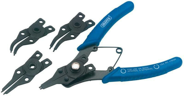 Draper Circlips® Plier със взаимозаменяеми съвети 19735.0