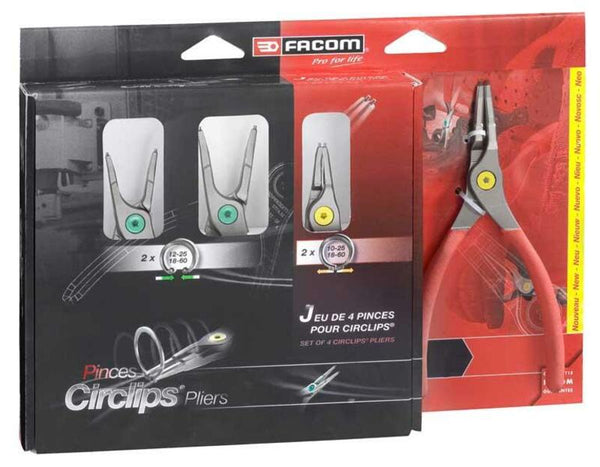 Комплект клещи FACOM CIRCLIPS® - 4 броя PCSNJ4PB