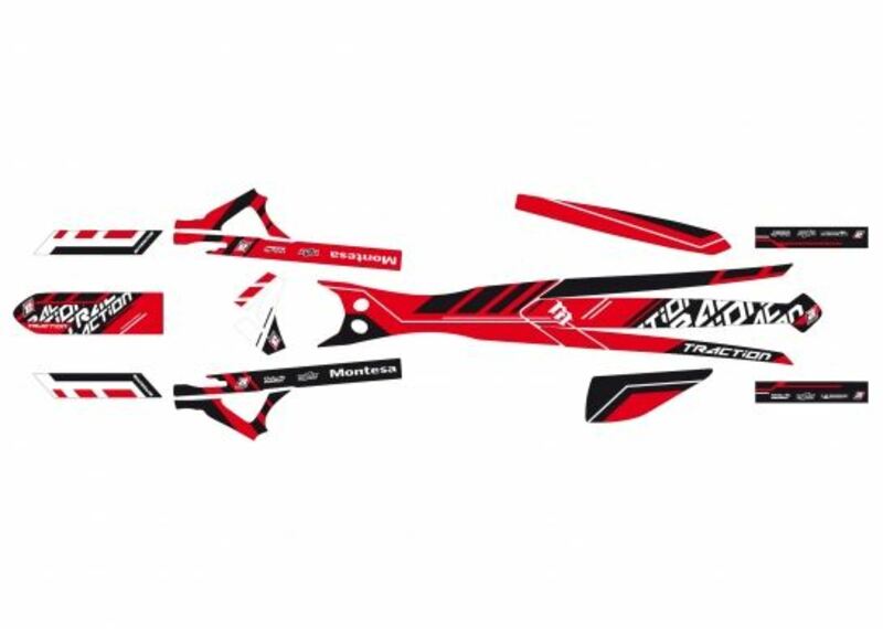 Blackbird Traction Stickers Kit Montesa Cota 260rt 2T12E