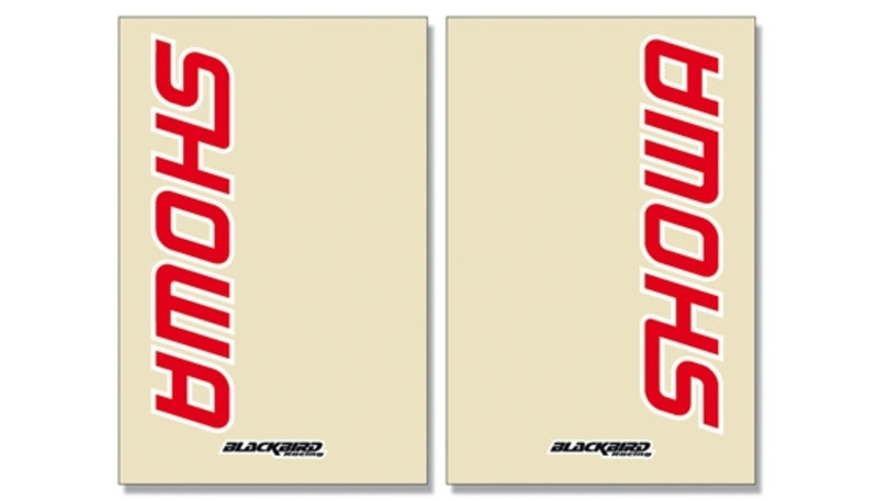 Blackbird Showa Fork Graphic Kit Clear 5045s
