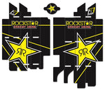 Blackbird Rockstar Energy Radiator Loubs Graphic Kit Suzuki RM-Z450 A304L