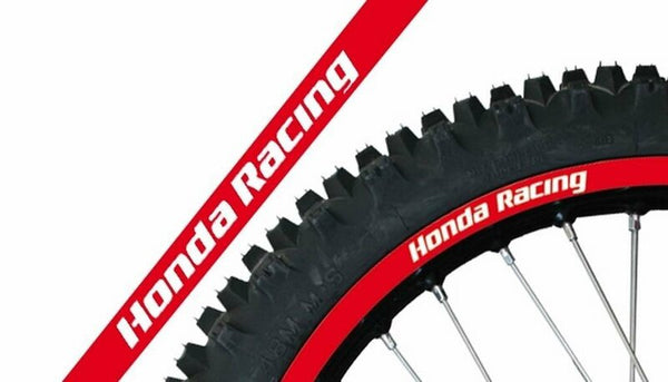 Реплика на Blackbird Honda Racing Wheel Графични стикери Червено универсално 5068R/60