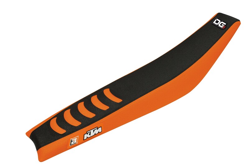 Blackbird Double Grip 3 седалка Капак Черен/Оранжев KTM 1524H