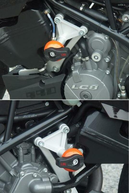 LSL Crash Protectors Kit Forktm Super Duke 990 2005-08 550kt07.1