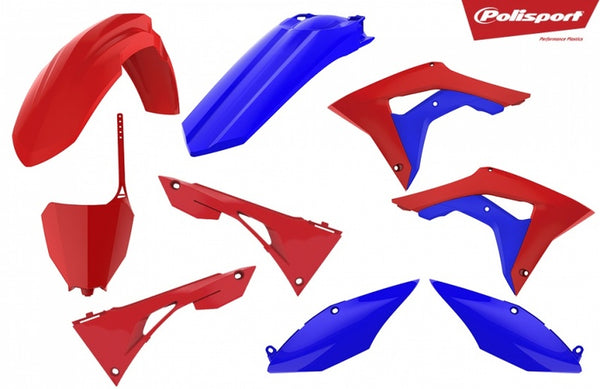 Комплект Policeport Plastics Red/Blue Honda CRF250/450R 90791