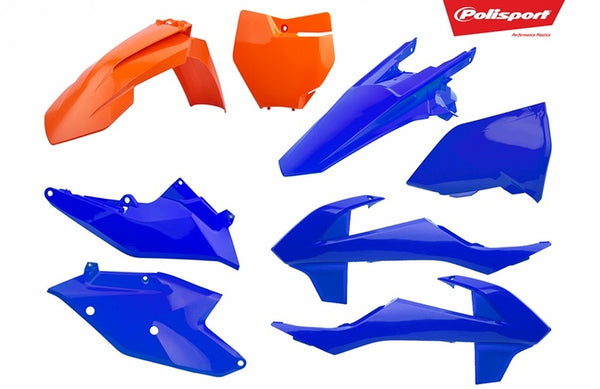 Комплект Policeport Plastics Orange/Blue KTM SX/SX-F 90792