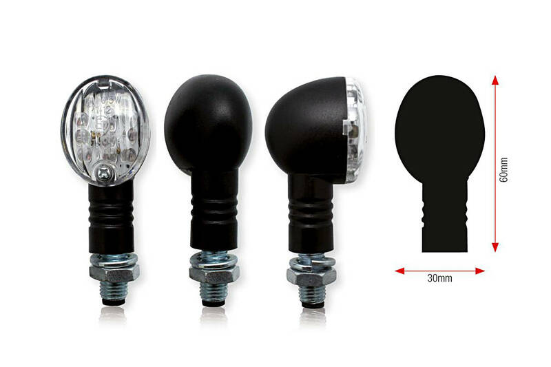 Bihr Bullet LED Indicators Black Universal002-7