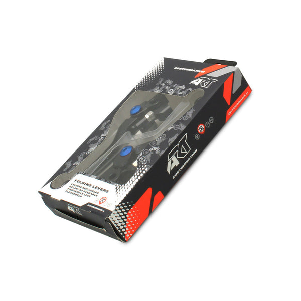 ART FOLDABLE LEVELS BLACK/BLUE SCREW BY PAIR MX7283-MX8283-BL