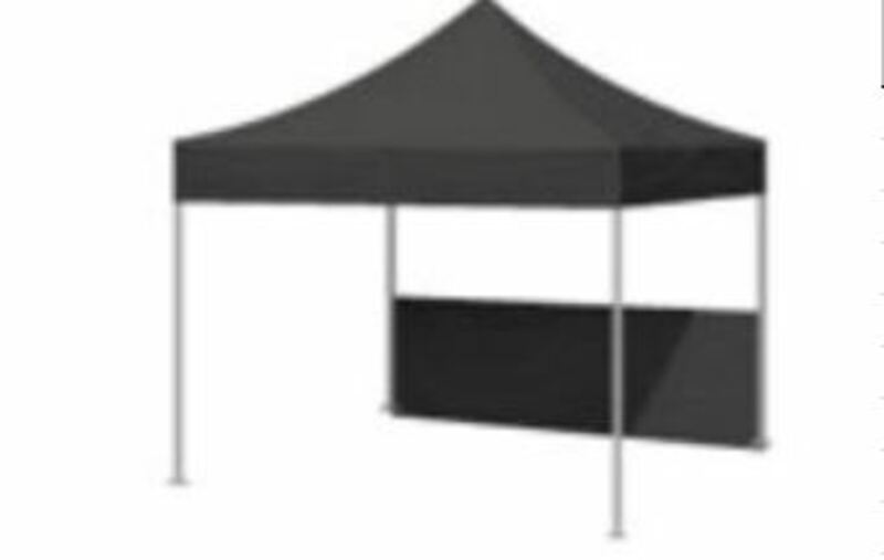 BIHR HOME TRACK RACE TENT ROMEVABLE Половин панел за 3x3m P/N 9801263x3-HW