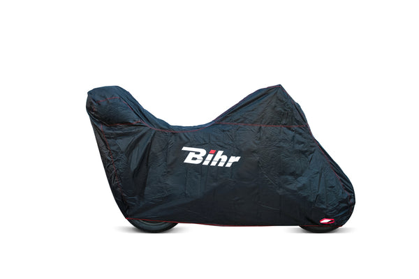 Bihr закрито защитно покритие H20 Black - Moto / Scooter с топ калъф и предно стъкло - STCHS -S