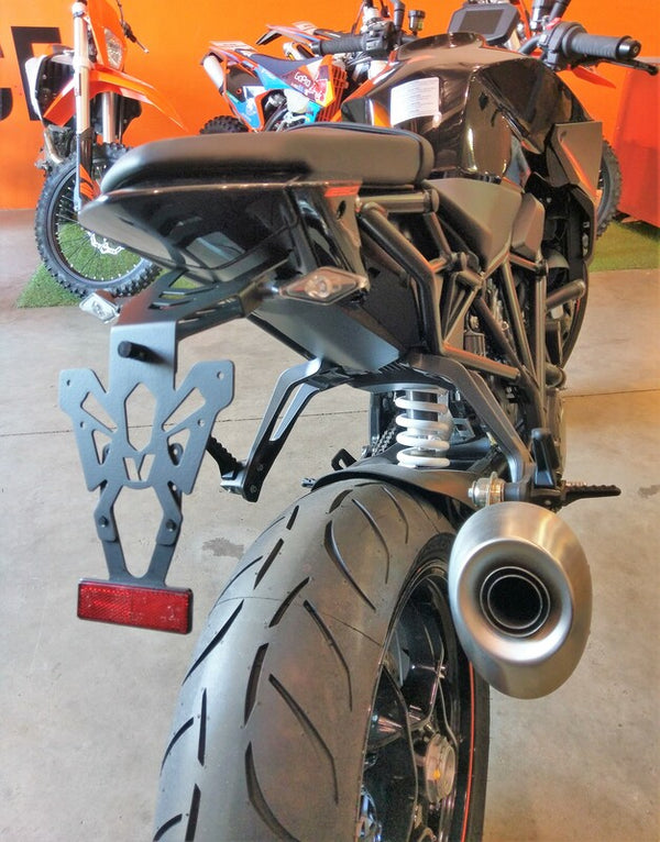 V PARTS License Plate Holder Black KTM 1290 Super Duke R C8-SPM006 