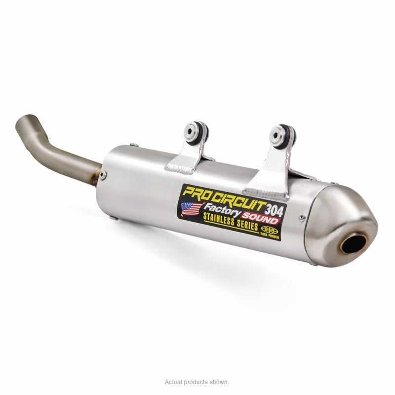 Pro Circuit 304 Muffler Четкано алуминий/неръждаема стомана Крайна газ газ EC2500/300 SG18300S