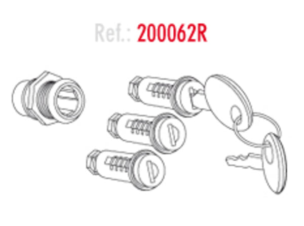 Shad SH26/36/37/48/59 Система за резервно заключване 200062R