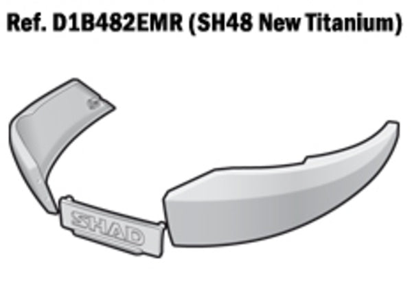 SHAD SH48 заместваща рамка Titanium D1B482EMR