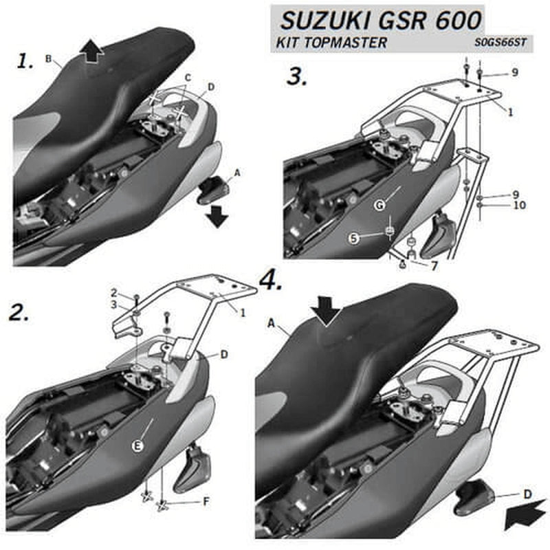 SHAST TOP MASTER FITTITE CET - Suzuki S0GS66ST
