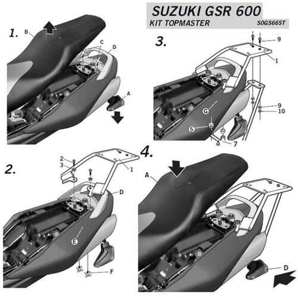 SHAST TOP MASTER FITTITE CET - Suzuki S0GS66ST