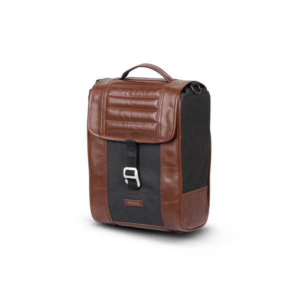 SHAD SR38 CAFE Racer Style Side Case Panier 10L - Brown X0SR38