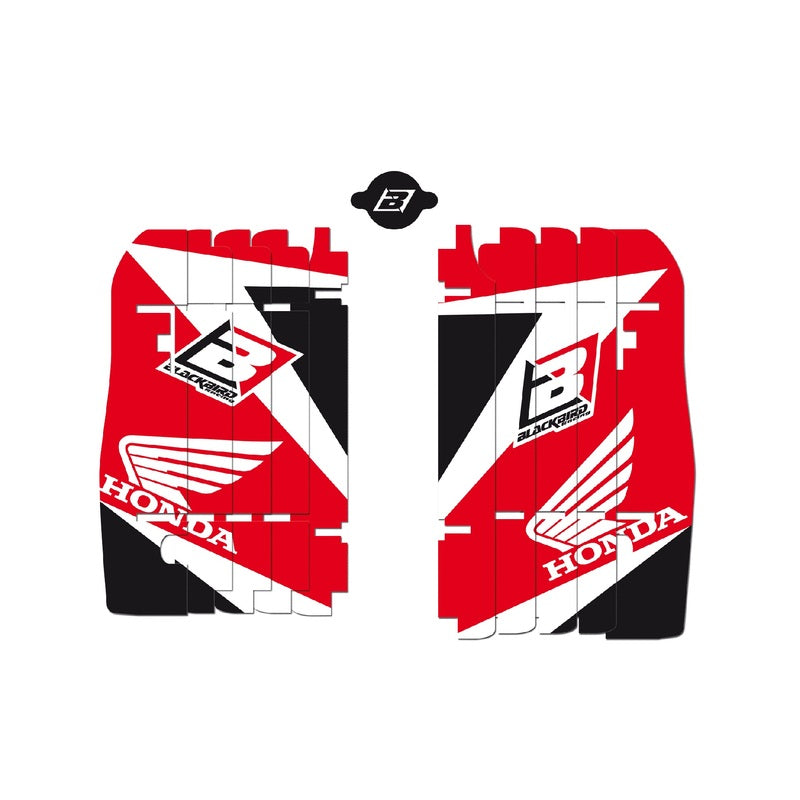 Графичен комплект за радиатор Blackbird Red Honda CRF250R A102E