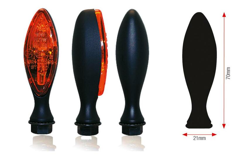 Bihr Elise Indicators Black Metal Universal02-130bke