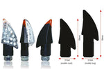 Bihr Blade LED Indicators Short Black Universal10-50040