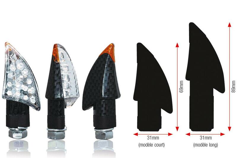Bihr Blade LED Indicators Long Bamboo Universal10-50043