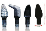 Bihr Boomerang LED Indicators Black Universalst-210