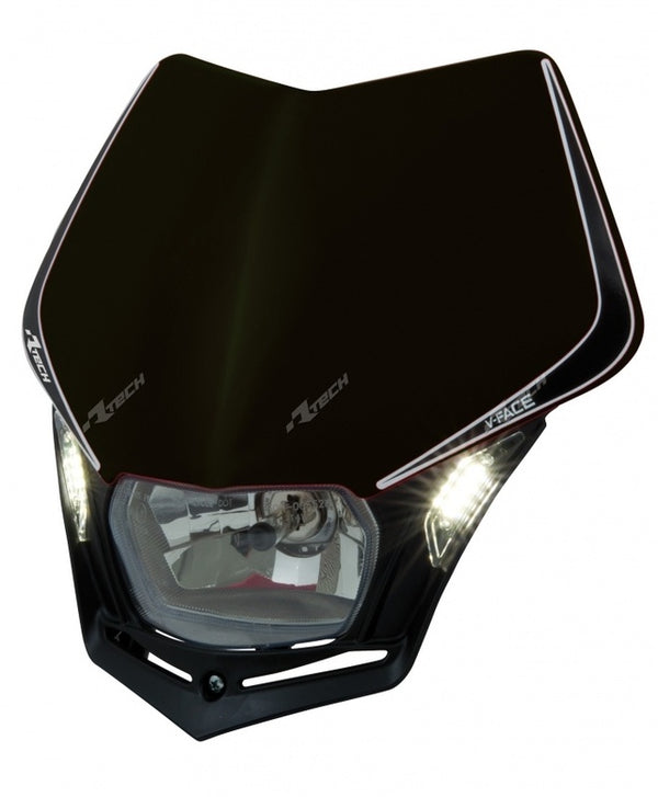 RaceTech V-Face Face LED Black R-Masknr00009