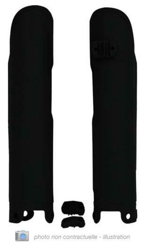 Racetech Fork Guards - Black R -PSHSQNR0011