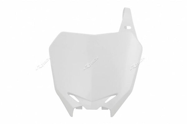 Racetech Front Number Plate White Suzuki RM-Z250/450 R-Trmzbn0008