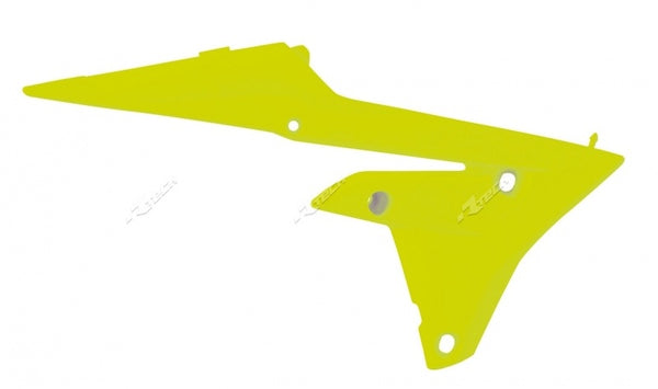 Racetech Lower Radiator Covers Neon Yellow Yamaha R-CVYZFGFLO14