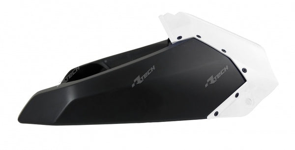 RaceTech Upper Radiator покрива бял/черен Yamaha YZ250/450F R-Cvyzfbnnru1